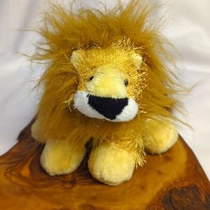 GANZ WEBKINZ Fuzzy Lion Plush Toy Stuffed Animal 9" - No Code